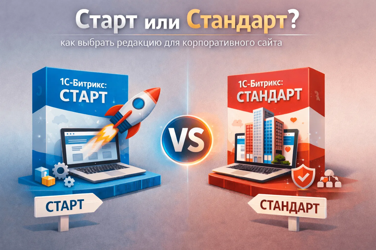 Старт или Стандарт: как выбрать редакцию для корпоративного сайта в Уссурийске